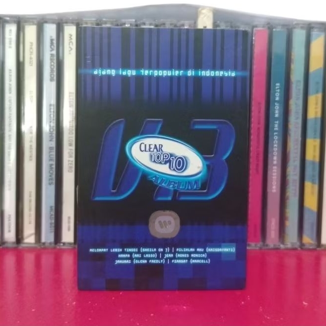Kaset Pita Indo Original Clear Top 10 Vol.3 Ari Lasso SO7 Sheila on 7 Glenn Jikustik