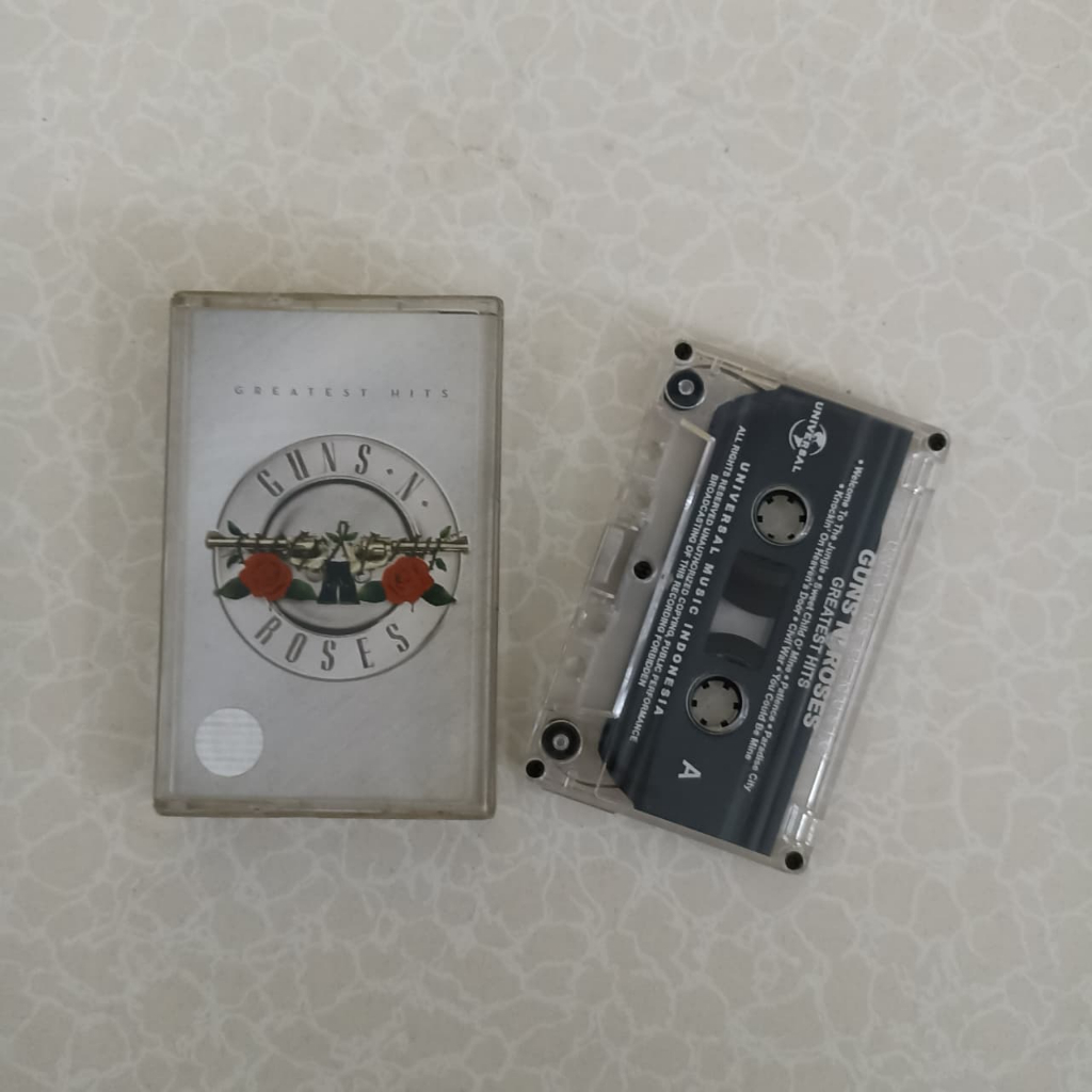 Kaset Pita Guns N Roses Greatest Hits Original Kondisi Bagus Sekali Mulus