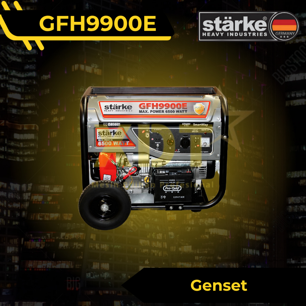Starke GFH9900E Mesin Genset Bensin Generator Set 6000 Watt 6500 Watt STARKE GFH 9900E