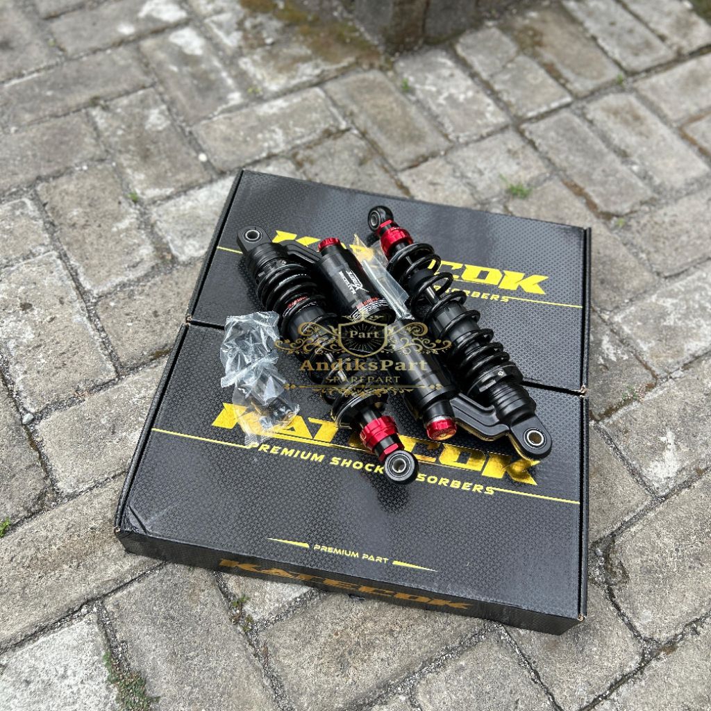 Skok Katecok Belakang Uk 320mm/ skok Katecok Xtreme cbglmptiger rx king matic aerox nmax PCX red hit