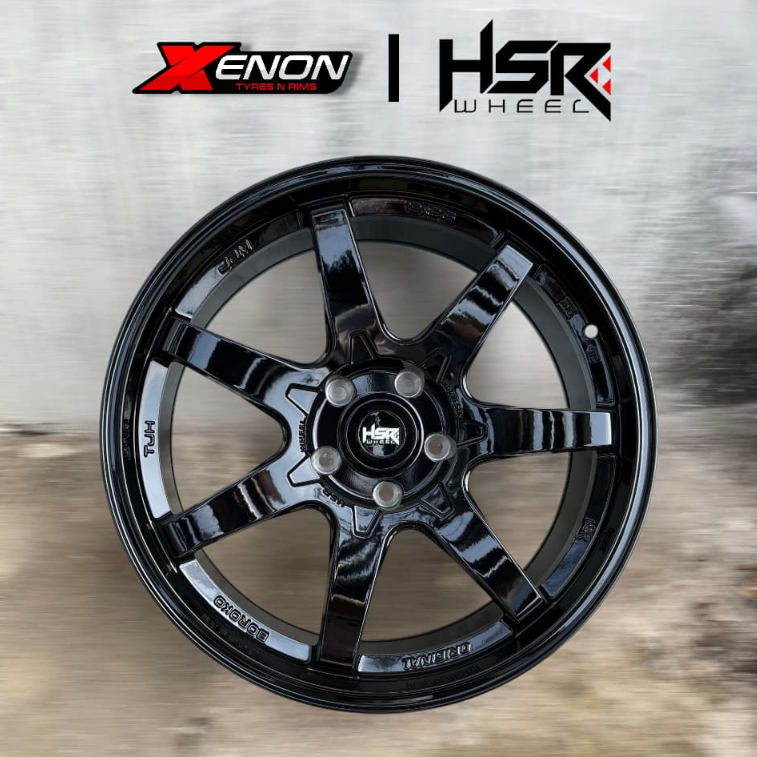 Velg Mobil Racing Ring 19 TE37 HSR BOROKO TJH R19X85 PCD 5X114,3 ET35 Untuk Civic Camry Accord Crv