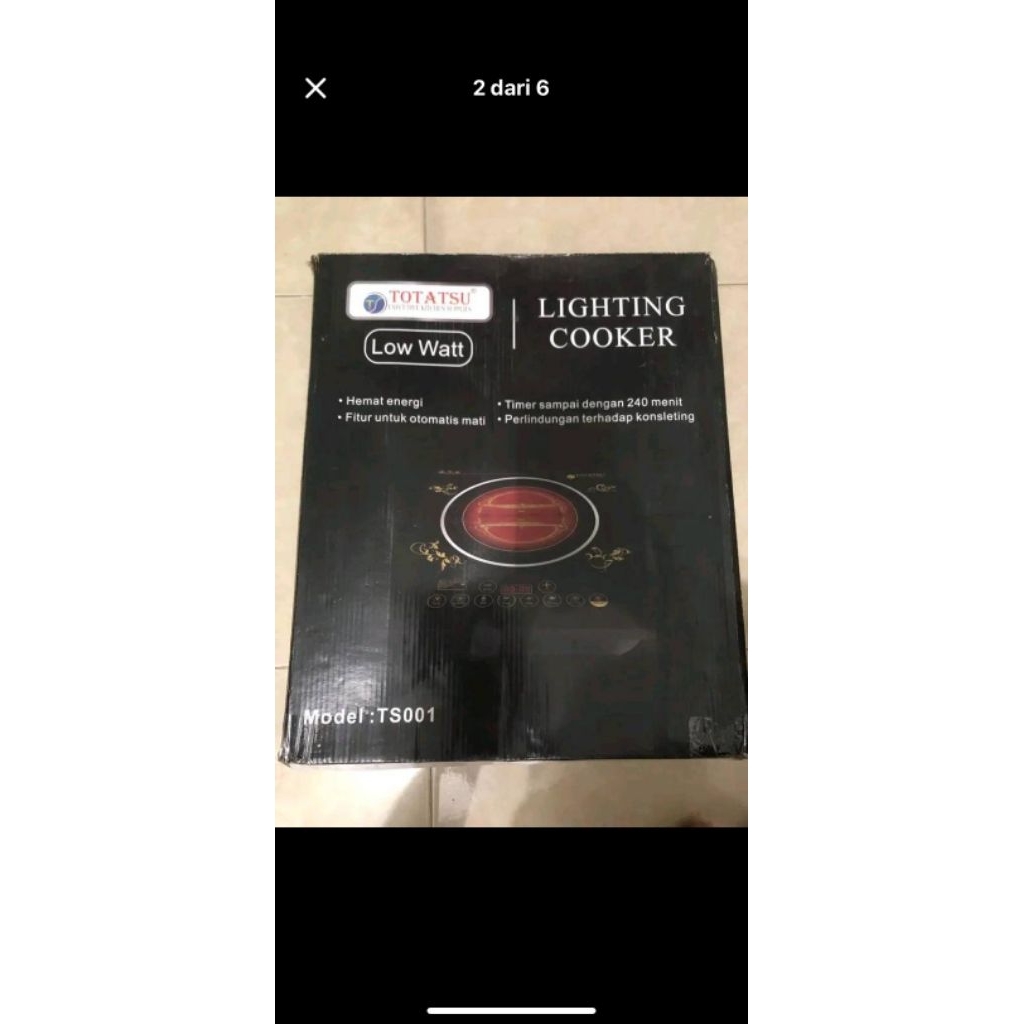 kompor listrik halogen totatsu