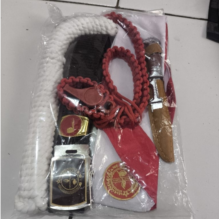 Atribut Perlengkapan Pramuka sabuk bagus laki laki perempuan SD SMP SMA set Pramuka kumplit