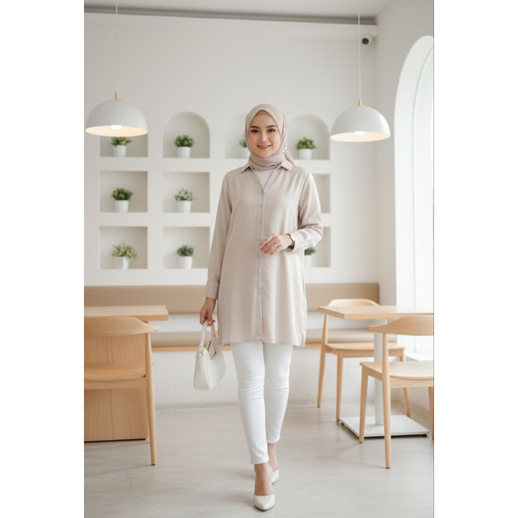 EXECUTIVE TUNIK BAJU ATASAN WANITA MUSLIM ORIGINAL STORE