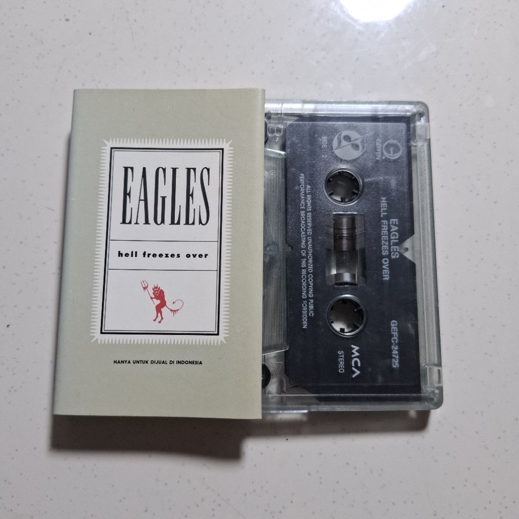 Kaset Pita Eagles - Hell Freezes Over Second