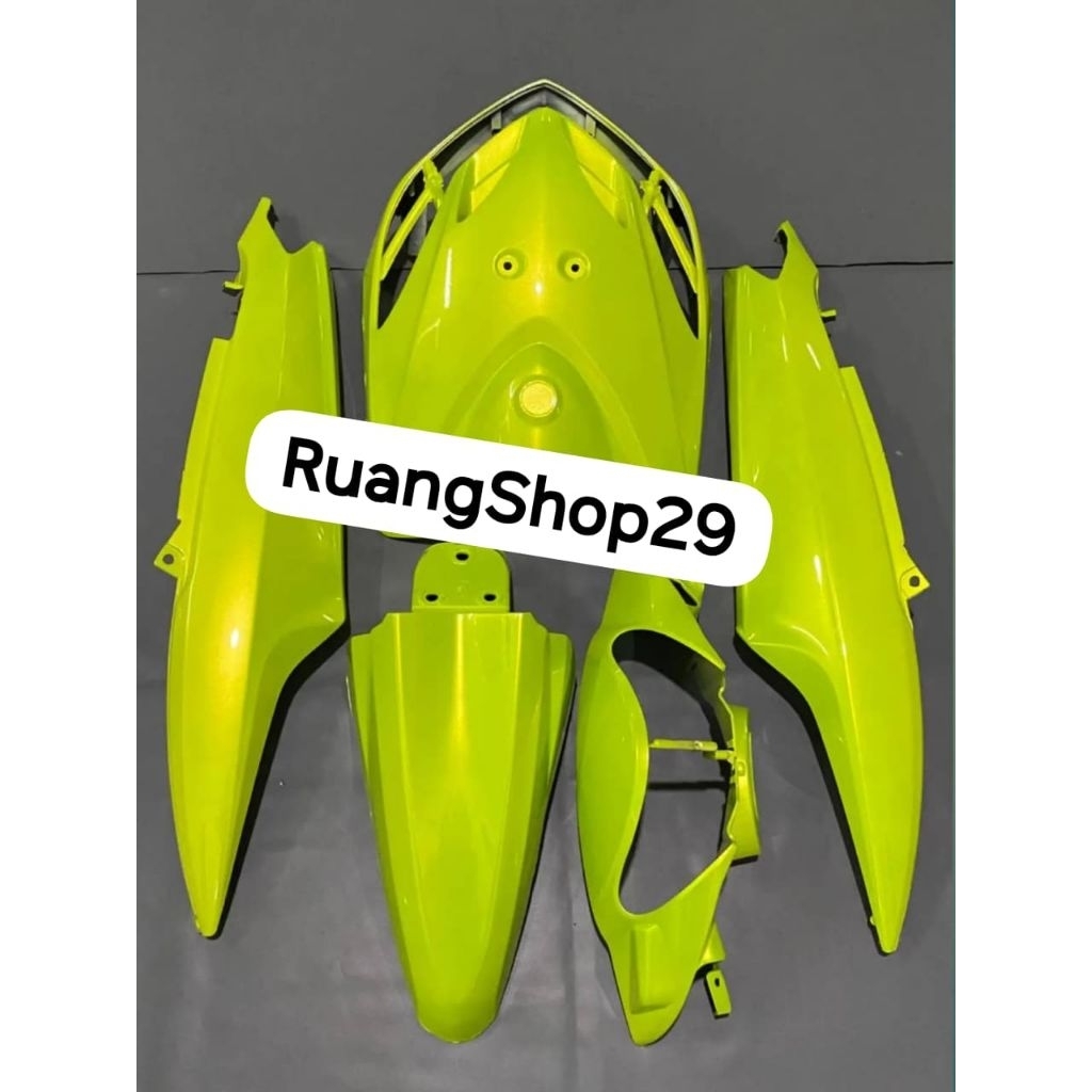 Cover Full Halus Body Mio Smile Warna Kuning Stabilo