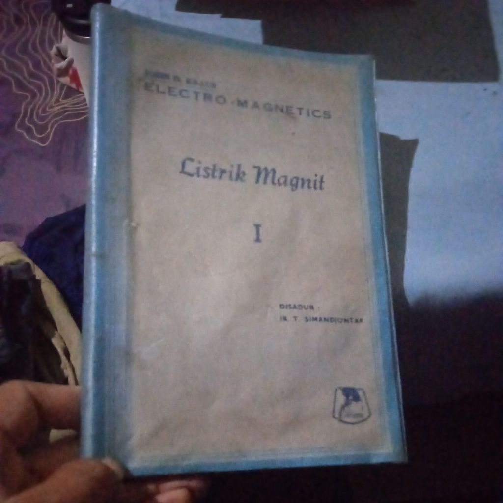 buku Listrik Magnit 1, buku Edjaan lama tahun 1970