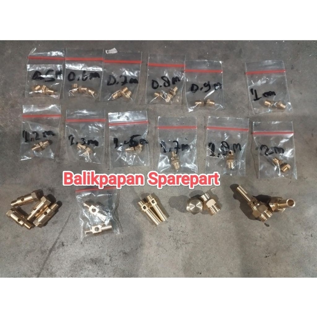 Spuyer Nozzle Kompor Gas LPG Conversi Dryer Semawar Rinai quantum Universal