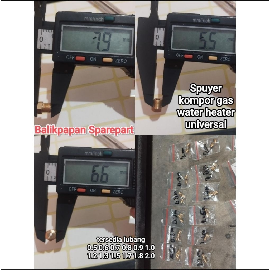 Spuyer Nozzle Kompor gas LPG Paloma semawar universal