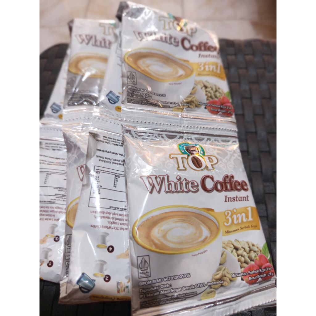top white coffee