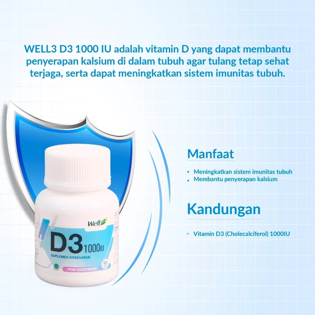 Well3 D3 1000IU