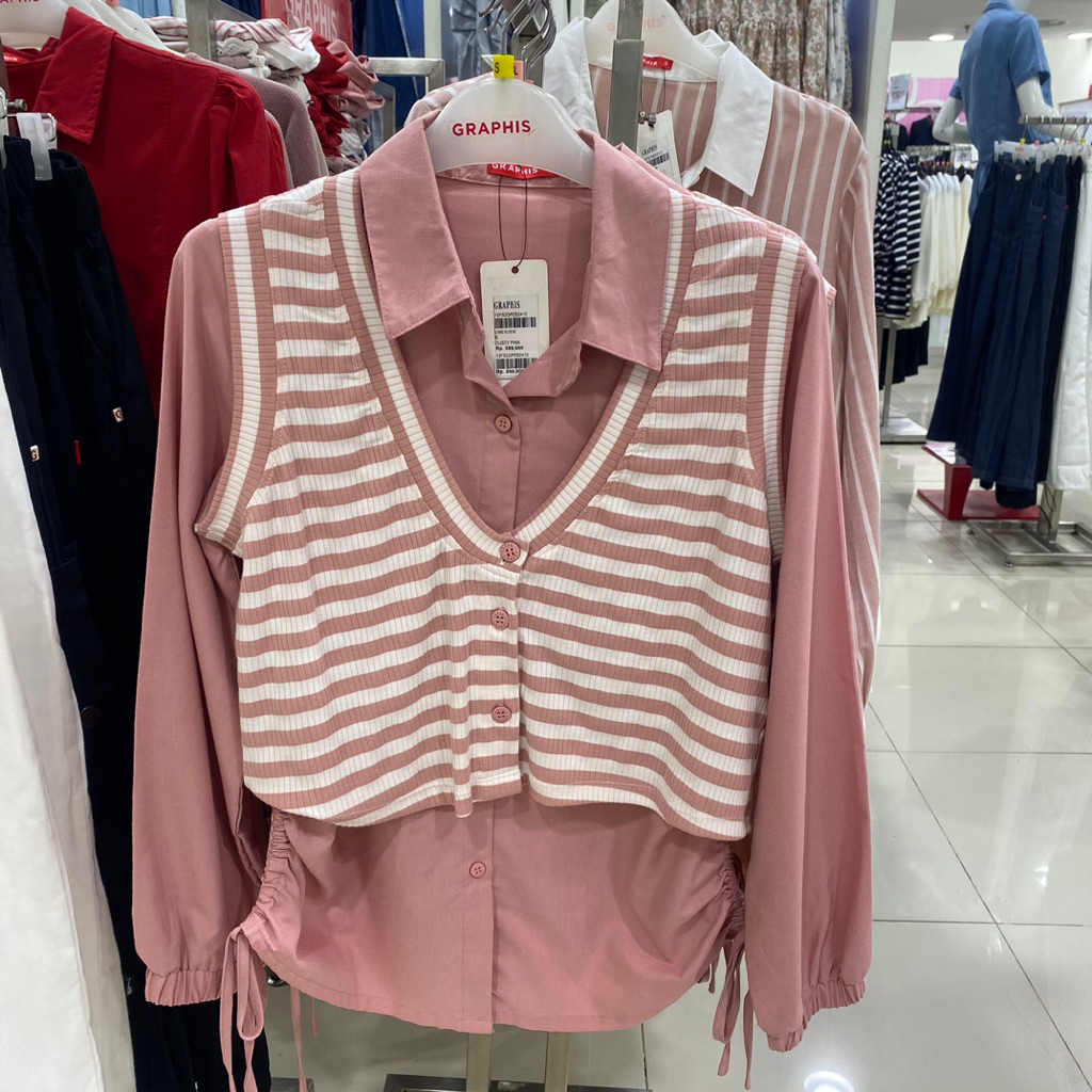 GRAPHIS KEMEJA VEST RAJUT WANITA MATAHARI ORGINAL
