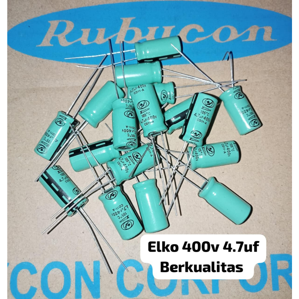 10Pcs Elko 400v 4.7uf Elco 4.7uf 400v Original