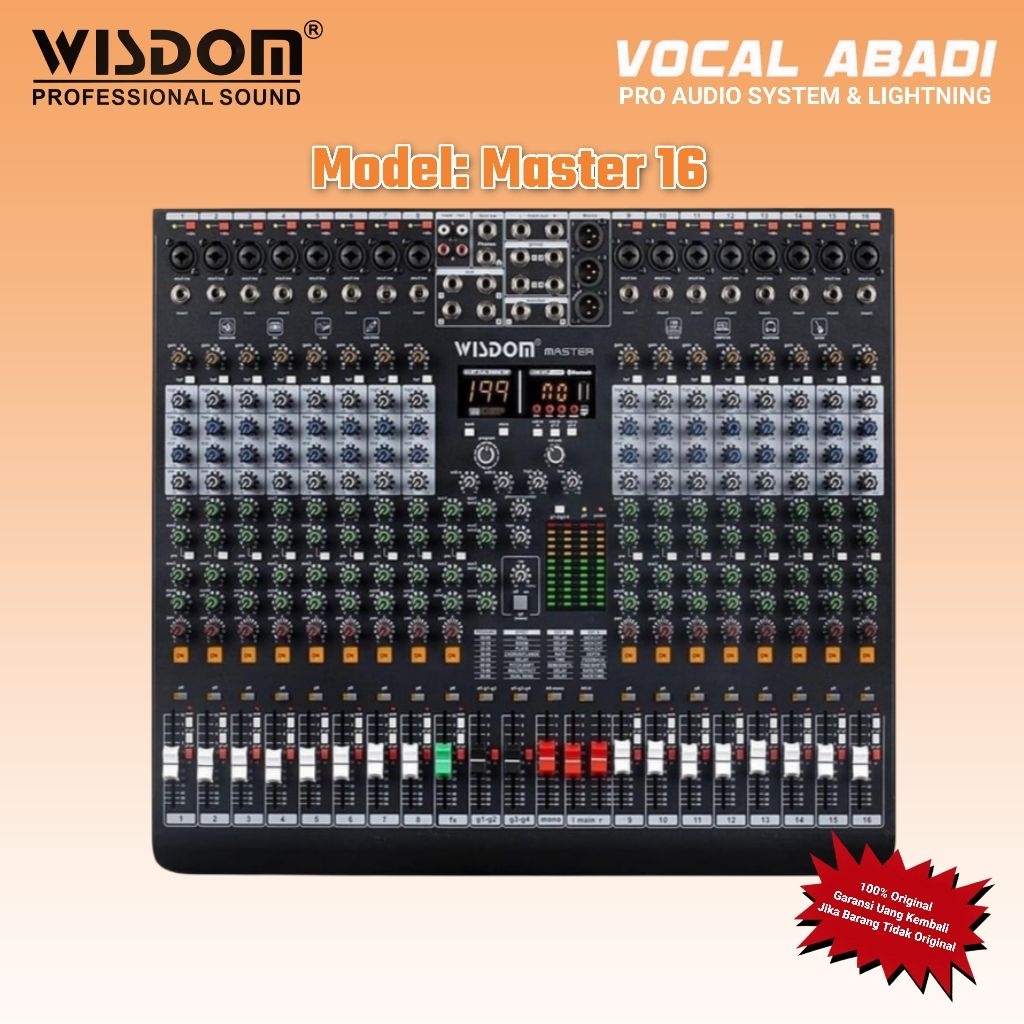 MIXER AUDIO WISDOM MASTER 16