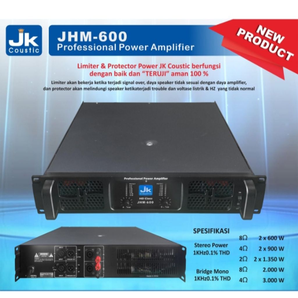 power amplifier JK coustic class HD
