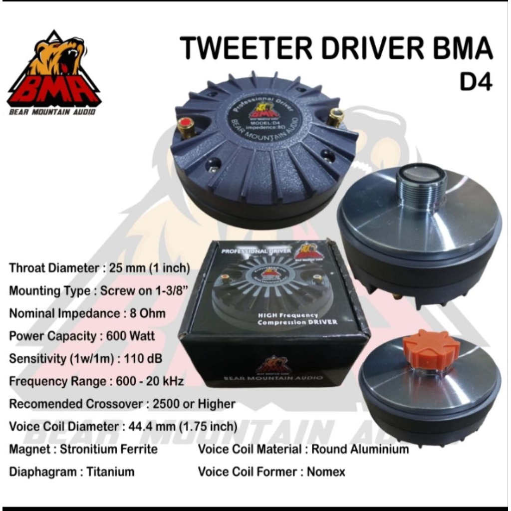tweeter BMA D4