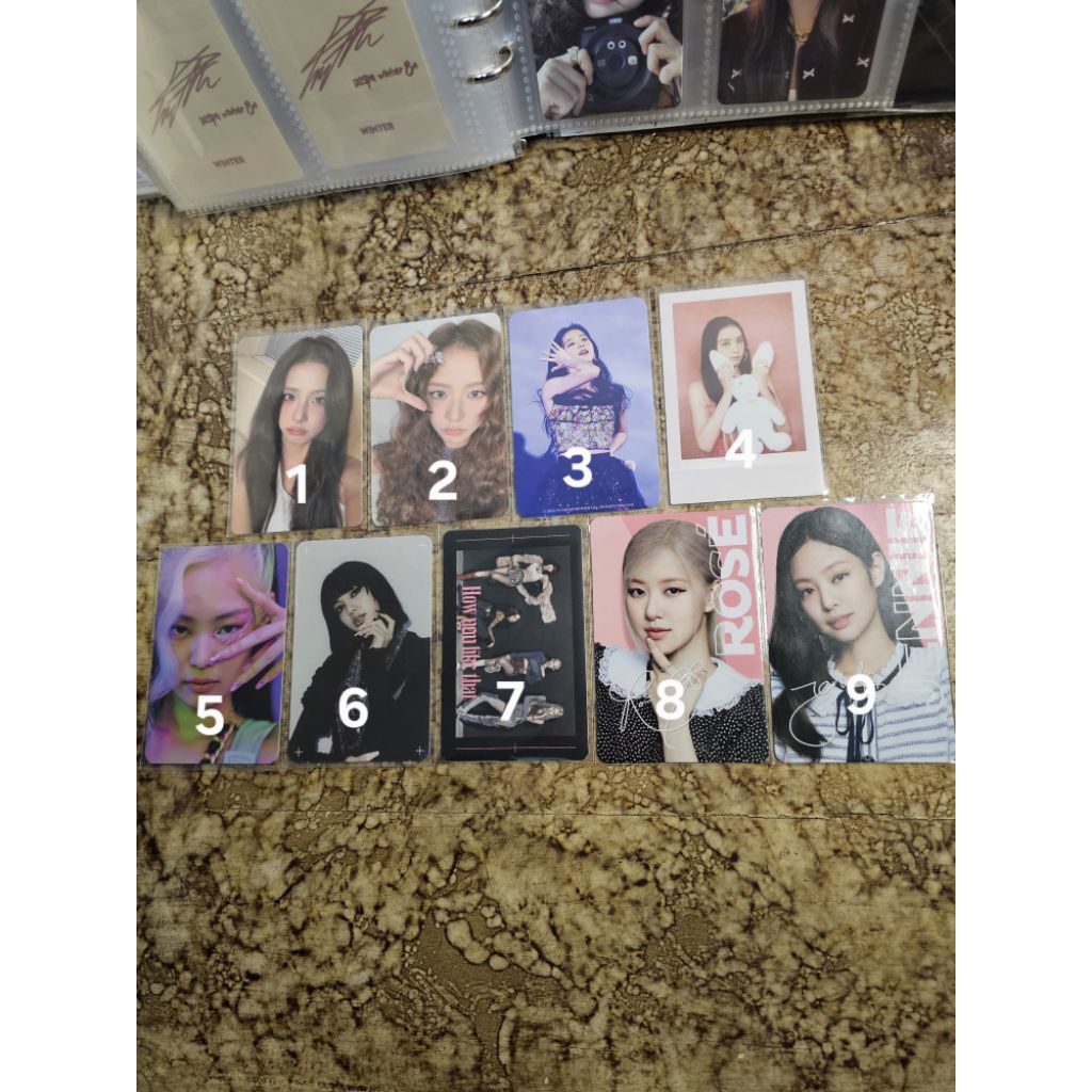 photocard blackpink official