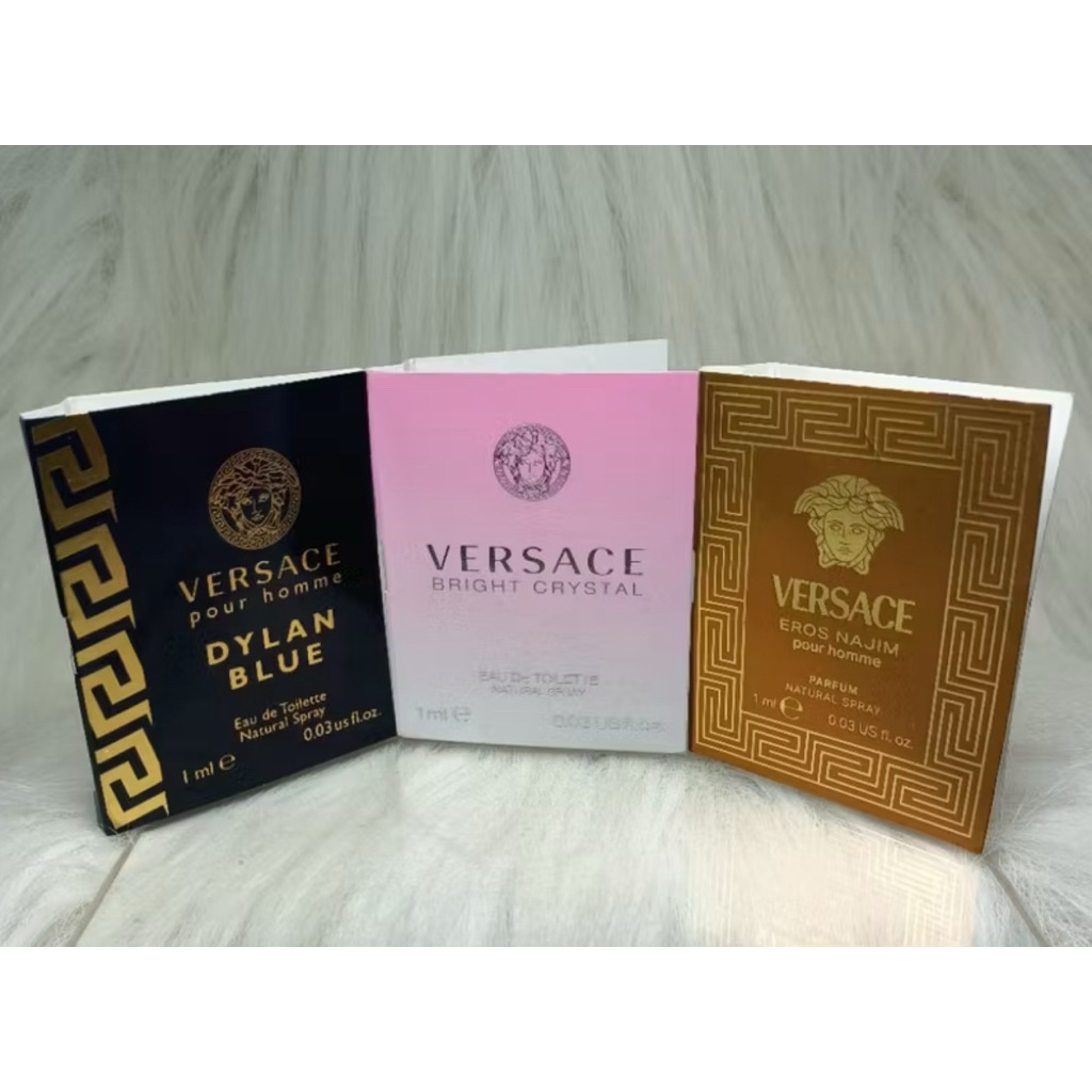 Versace Vial EDP Eros/ Dylan Blue/ Bright Crystal Edt