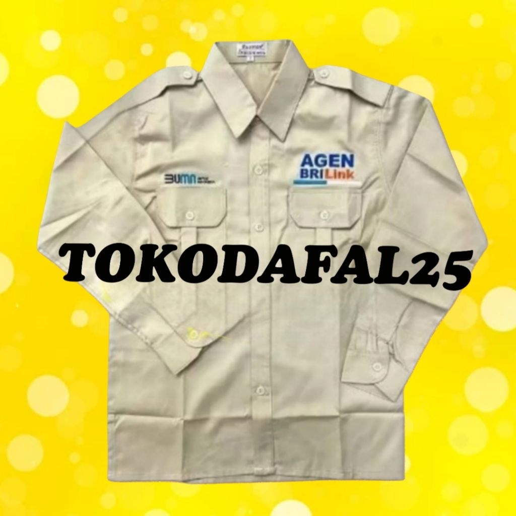 Kemeja Agen brilink baju agen Brilink Seragam Briling