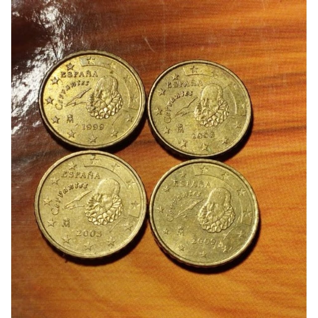 KOIN 10 CENT EURO NEGARA SPANYOL ANEKA TAHUN