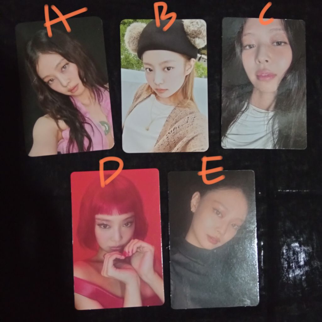 PHOTOCARD JENNIE BLACKPINK OFFICIAL/ POB RUBY/ JENNIE BEAR