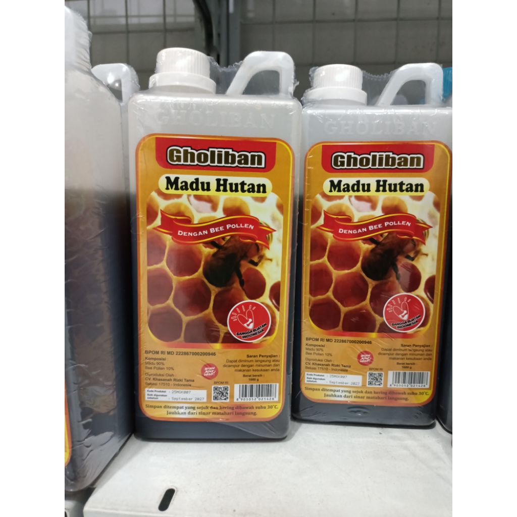 Gholiban Madu Hutan Plus Bee Pollen 1kg