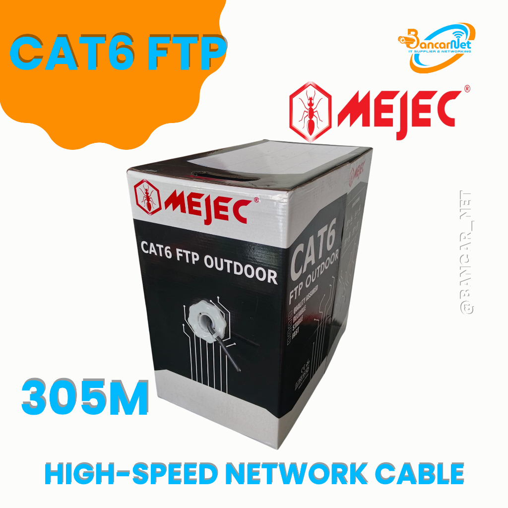 KABEL LAN OUTDOOR MEJEC FTP CAT 6 / Kabel FTP CAT6 305M