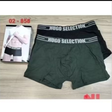 2 pcs BOXER HUGO SELECTION pria dewasa uk M-XXXL