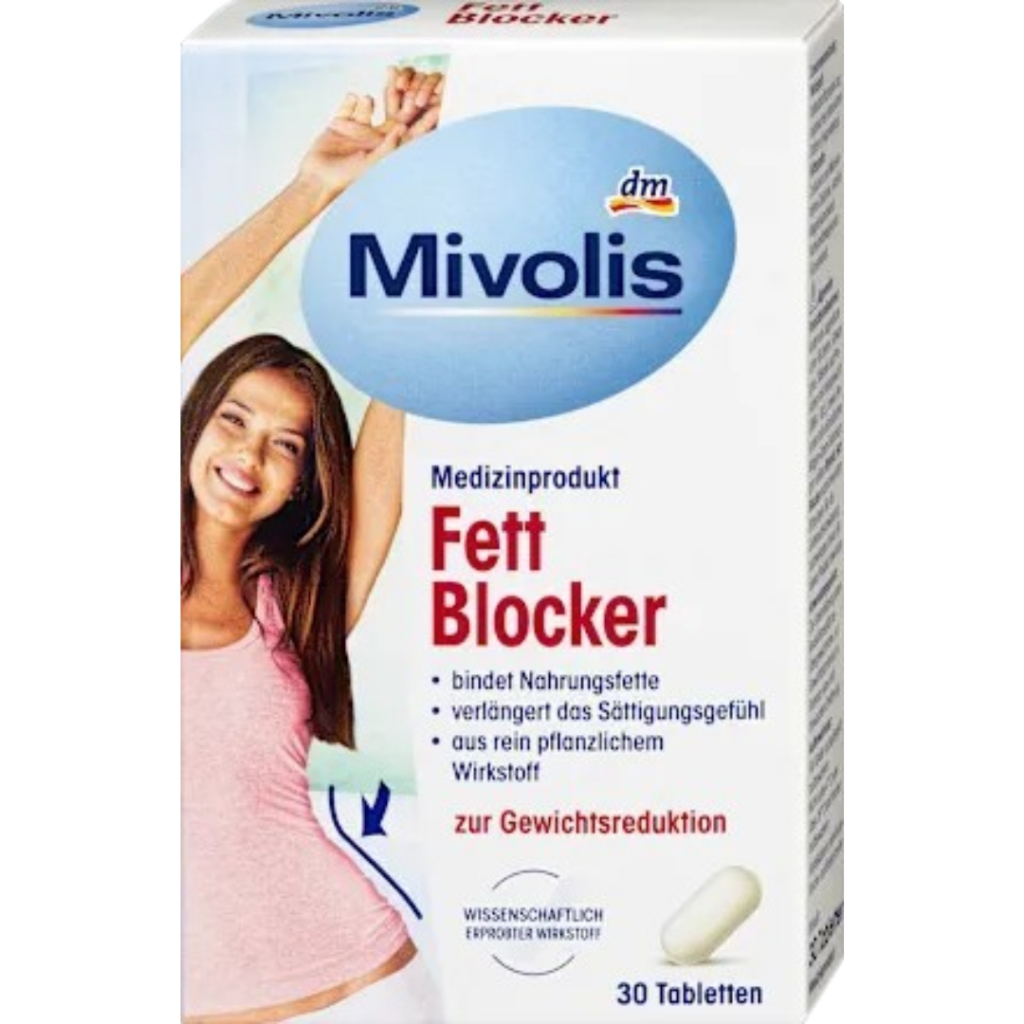 Mivolis Fett Blocker | Mivolis Peluntur Lemak Asli Jerman - 30 Tablet