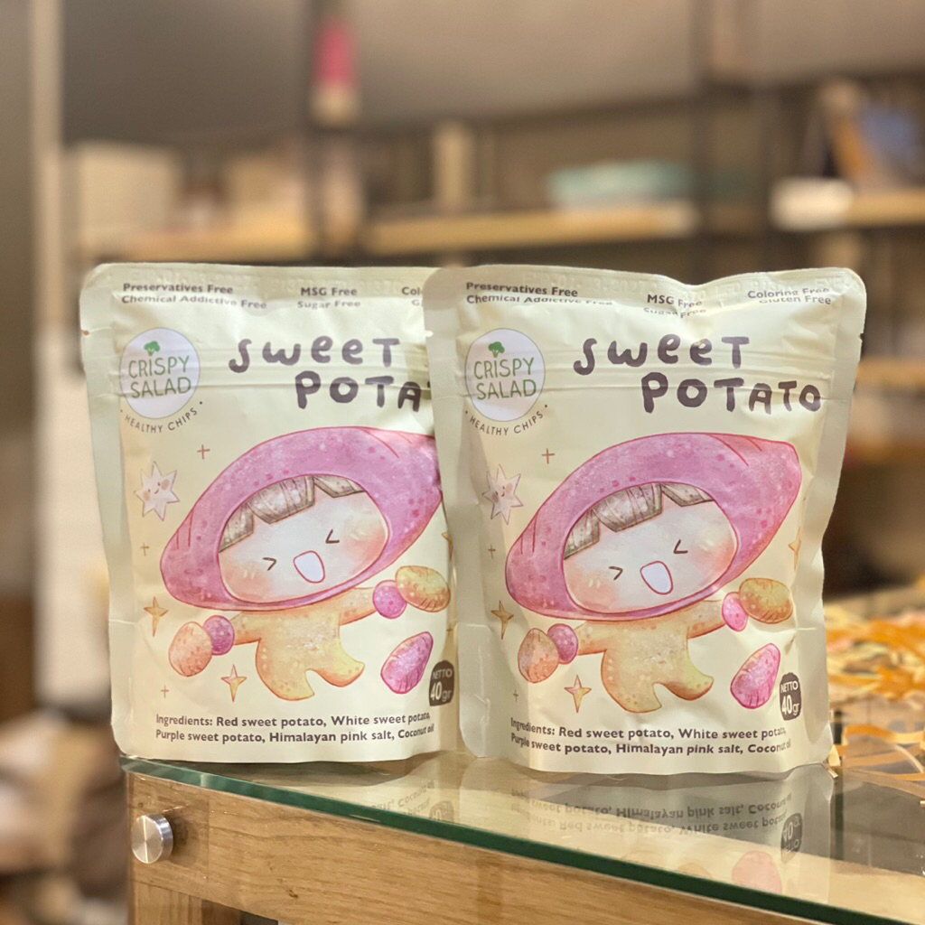 Crispy Salad Sweet Potato 40gr Renyah Manis Aman