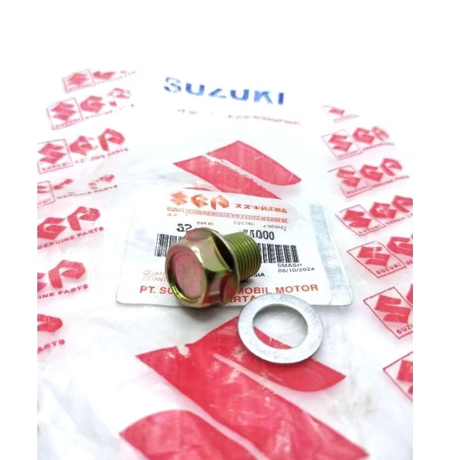 BAUT TAP TUTUP OLI MESIN BAWAH SUZUKI RC TORNADO RC 100 OVERSIZE BAUT 19 KUNCI 17 DRAT HALUS BAUT TA