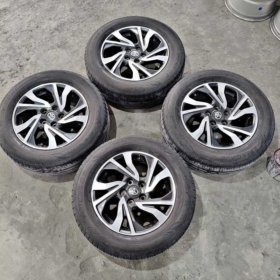 VELG MOBIL SECOND INNOVA FACELIFT R16 PCD 5X114,3 + BAN DUNLOP 205 65 R16 (95%)