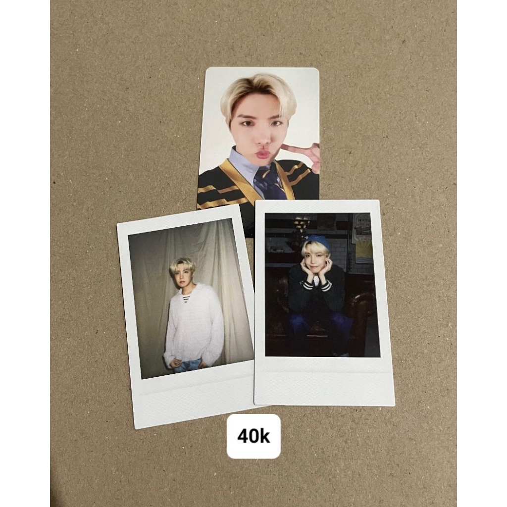 BTS PC Photocard Polaroid Deco Kit Jhope Hobi