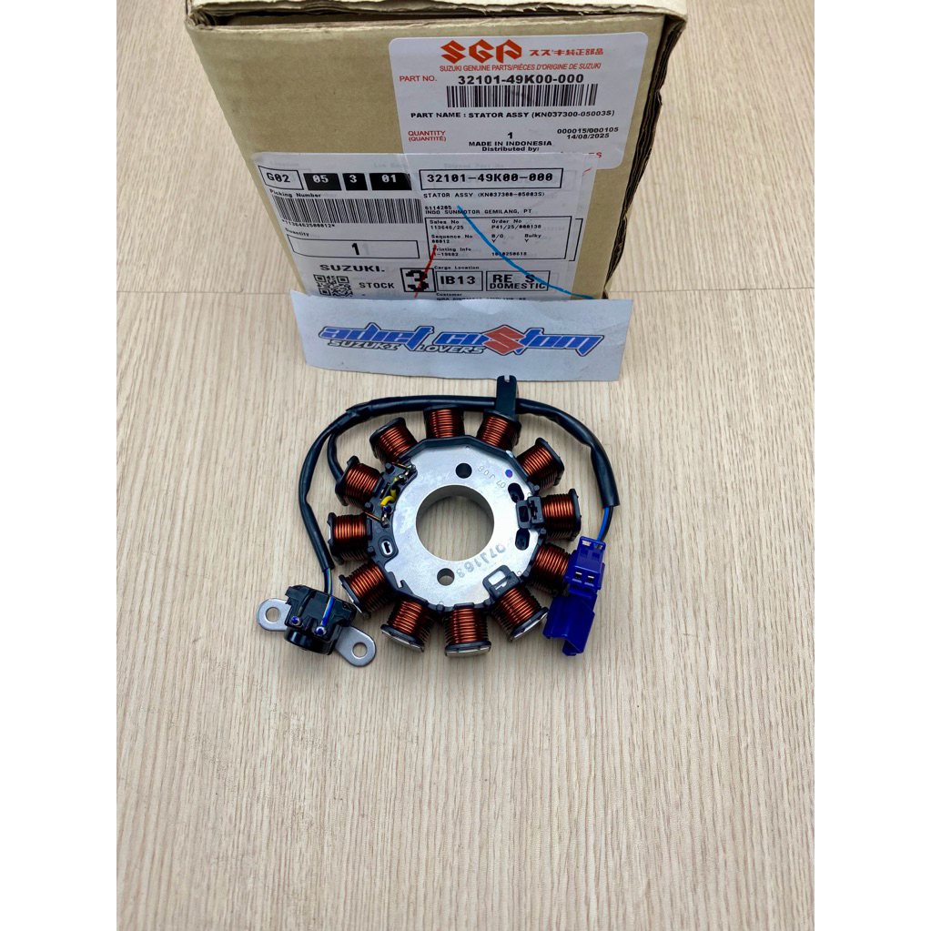 Stator Assy / Spull Suzuki Nex 2 & Nex 2 Cross Original SGP 32101-49K00 – Sparepart Asli Suzuki