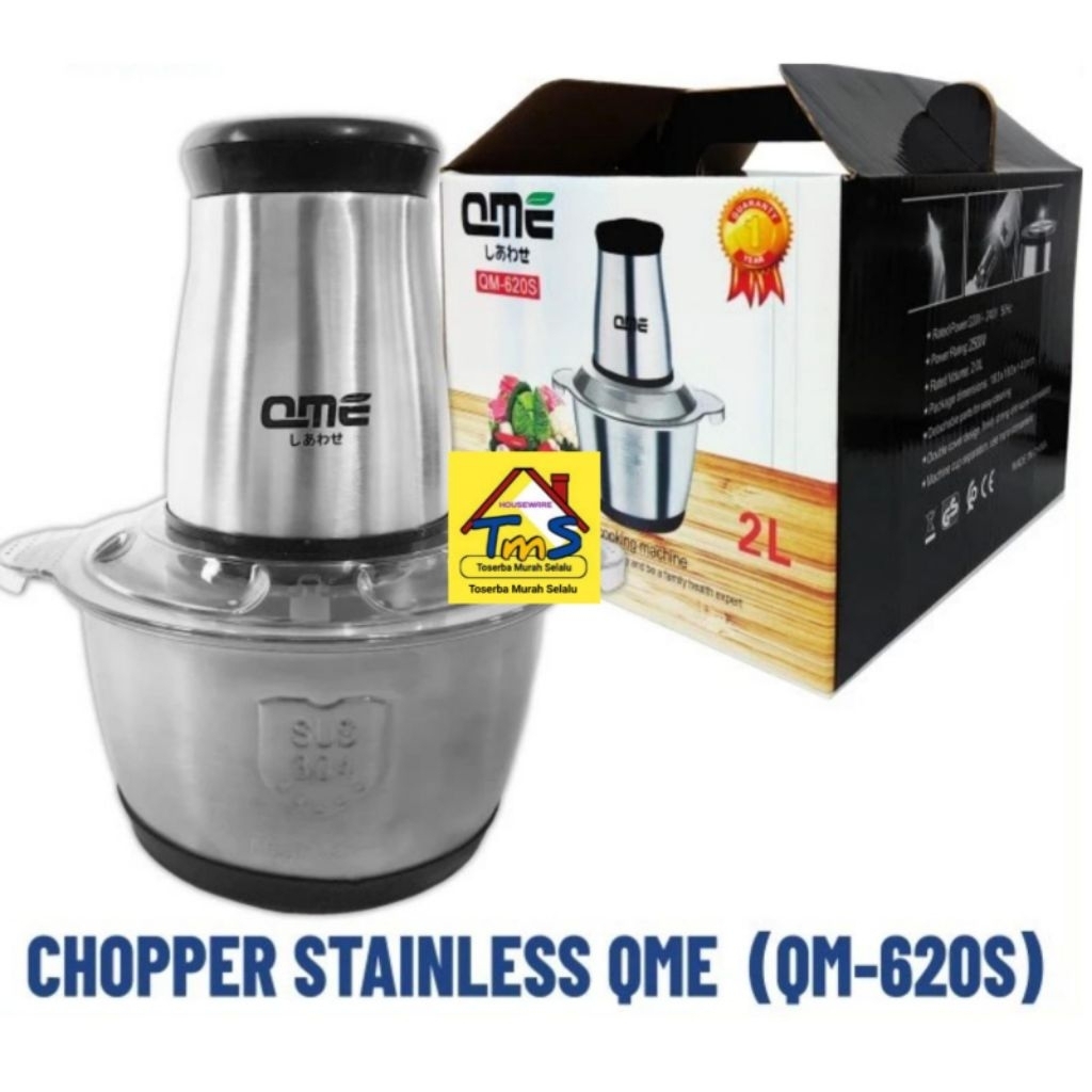 Chopper QME Multifungsi Stainless Steel 620S