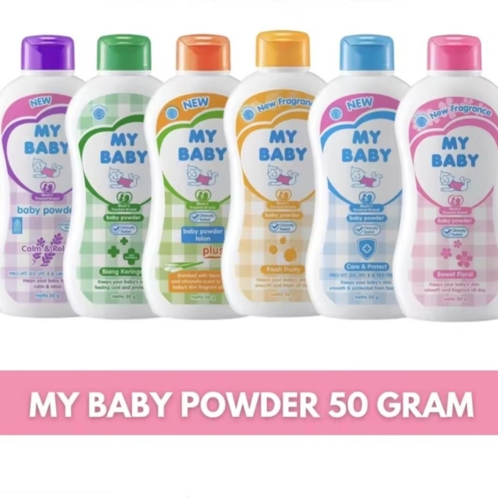 MyBaby Powder 50gram / My Baby Bedak Anak 50 g