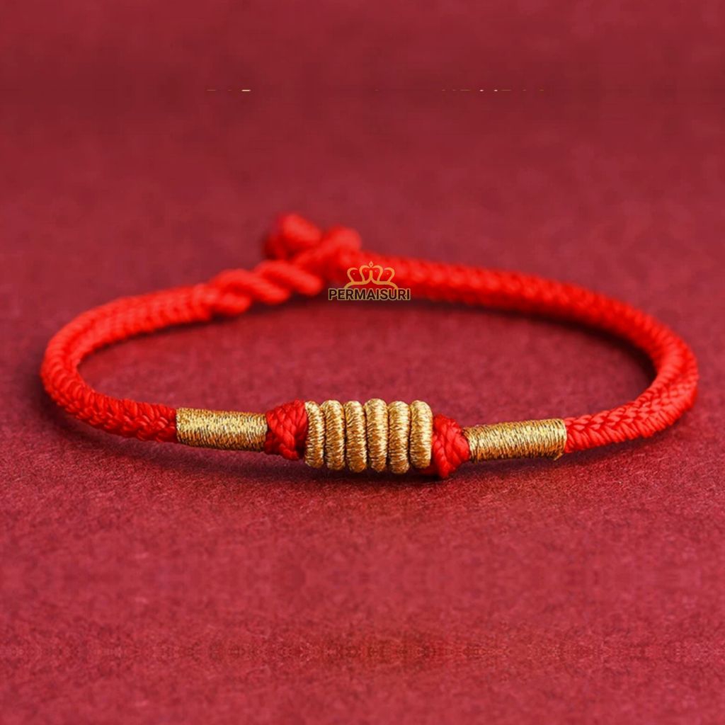 Gelang Tibet Asli Gelang Keberuntungan Original Tibet Chinese Lucky Red String