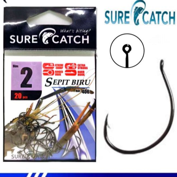 Kail SURECATCH SEPIT BIRU (PRAWN) KAIL UDANG