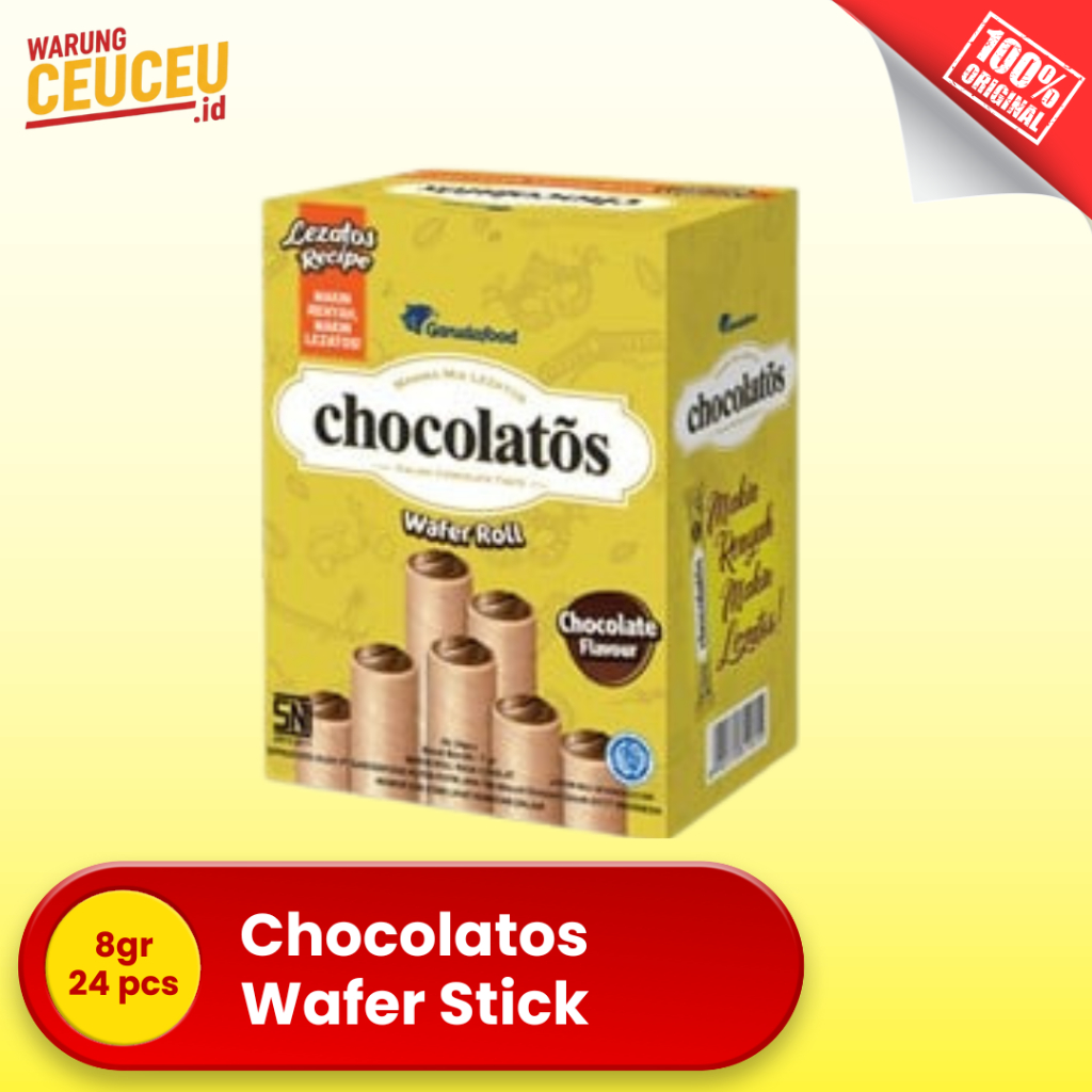 CHOCOLATOS Wafer Roll (1 box 24pcs)