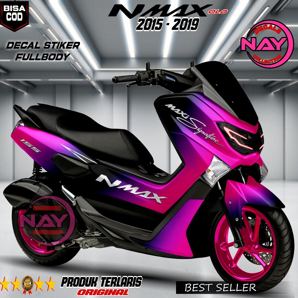 Decal FULLBODY NMAX OLD 2015-2019 Variasi Bunglon/Skotlet Motor NMAX OLD Fullbody Tahan Lama NDC485