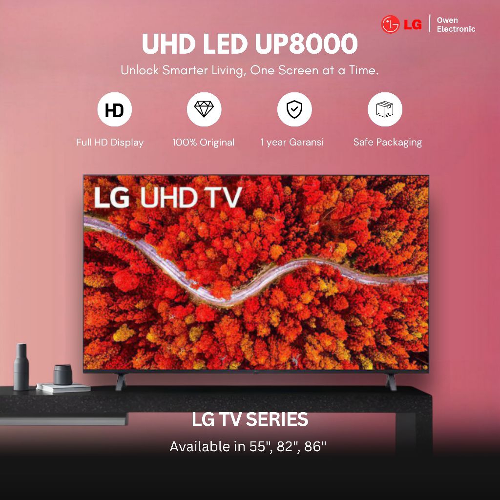LG 82 inch 82UP8000 4k smart up8000