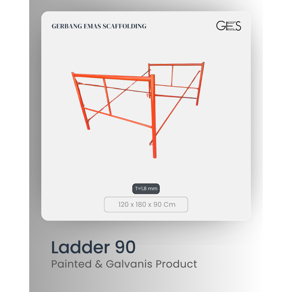 SCAFFOLDING LADDER T.90 (1 SET Lengkap) PERANCAH SCAFFOLDING