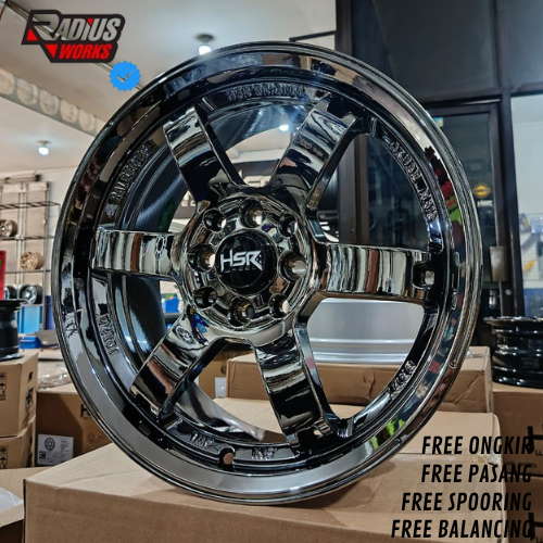 Velg Black Chrome Jazz, Yaris Ring 16 Velg Hsr Rai S3 Black Chrome R16