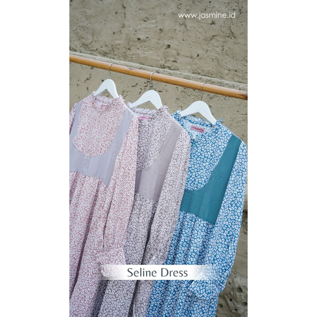 SELINE DRESS BY JASMINE by LIDIAHADIWINOTO/DAILY DRESS/ORI BY JASMINE