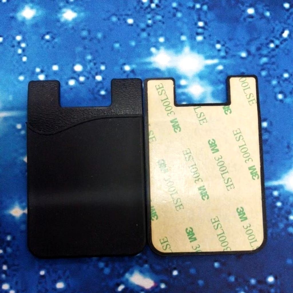 JENVIE Tempelan HP Tempat Kartu Aksesoris HP Slot Kartu