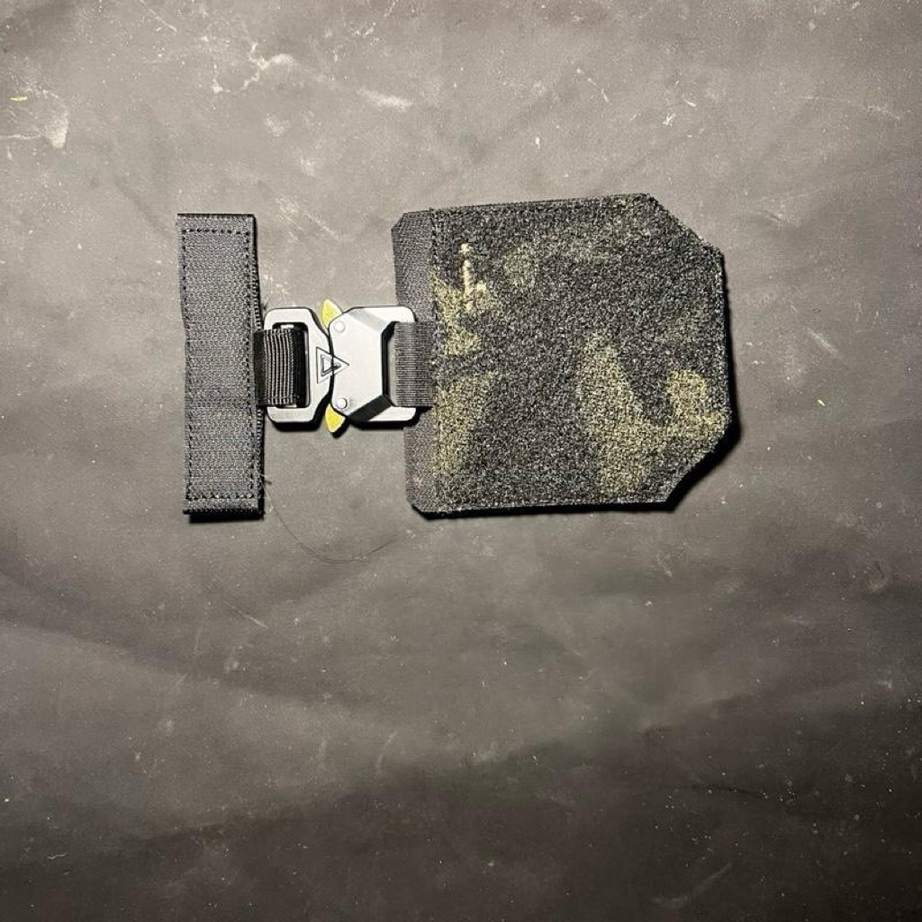 INDORA Quick release set for molle cummerbund in Multicam Black for FCPC v5 Ferro concepts 3AC allum