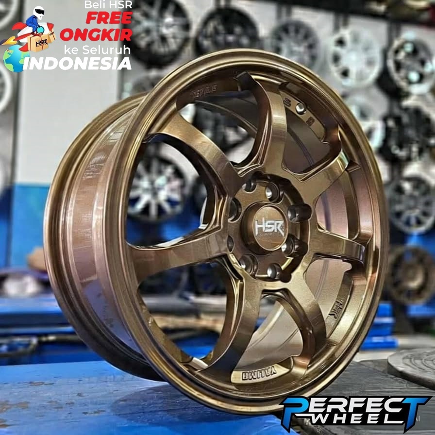 Velg Mobil Ring 15 Hsr Yalimo Velg Modifikasi Lebar 6,5 Masuk Brio Calya Xenia Avanza