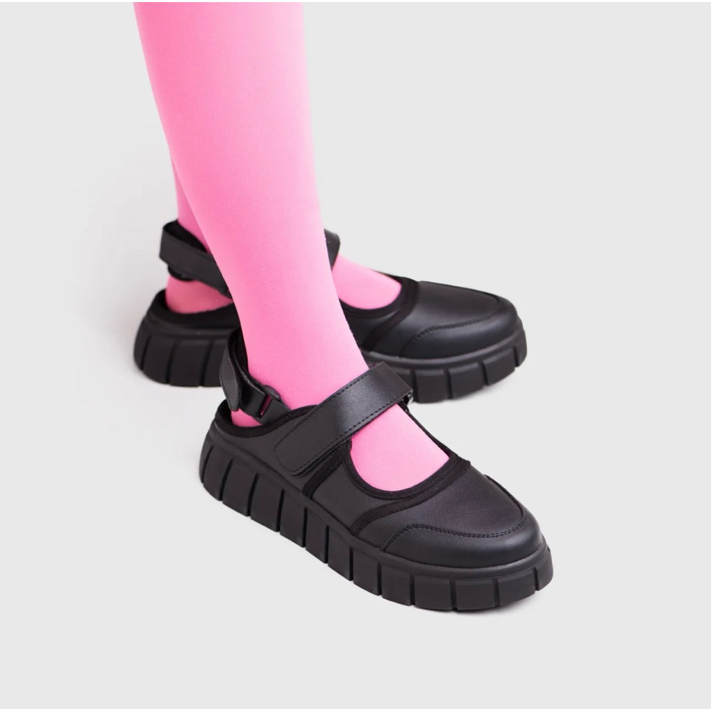 preloved adorable project zira sneaker mary jane vegan leather sepatu wanita