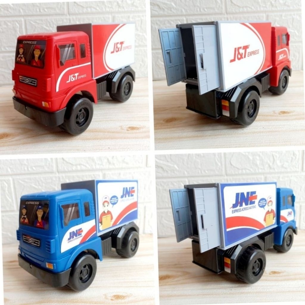 Mainan Mobil Truk Engkel Box - Miniatur mobilan truck ekspedisi koleksi