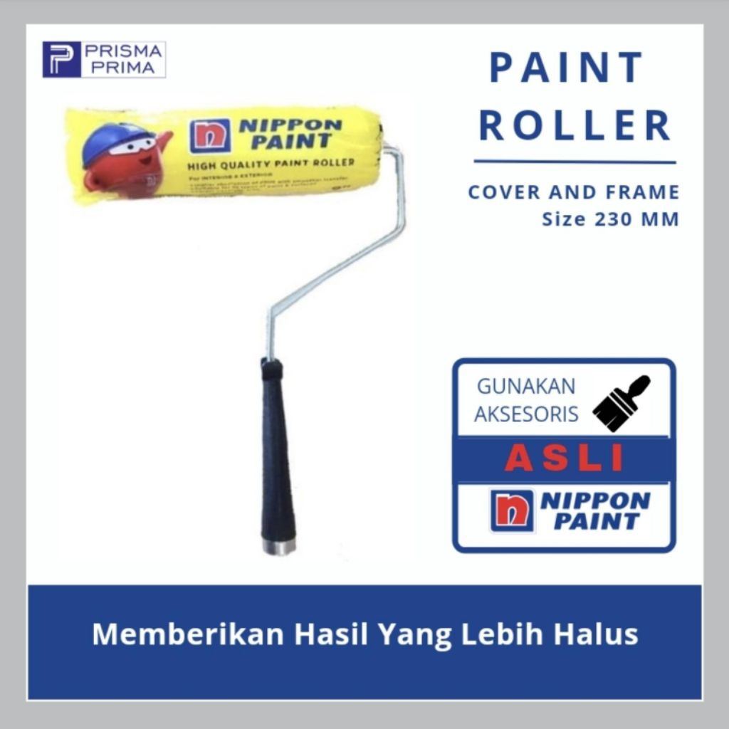 Roller Nippon Paint Kuas Rol Cat Tembok Roll Copot